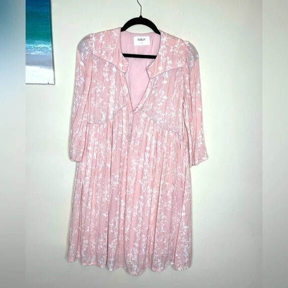 Ba$sh light pink Frezza nude short swing dress - Picture 4 of 12